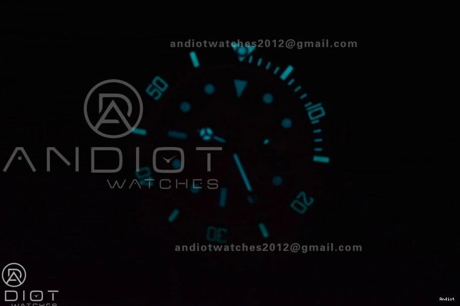 DLC DIW DLC Dial VS3135 Black VSF 1:1 Submariner Blue Best on Bracelet Edition Sandblasted 0226